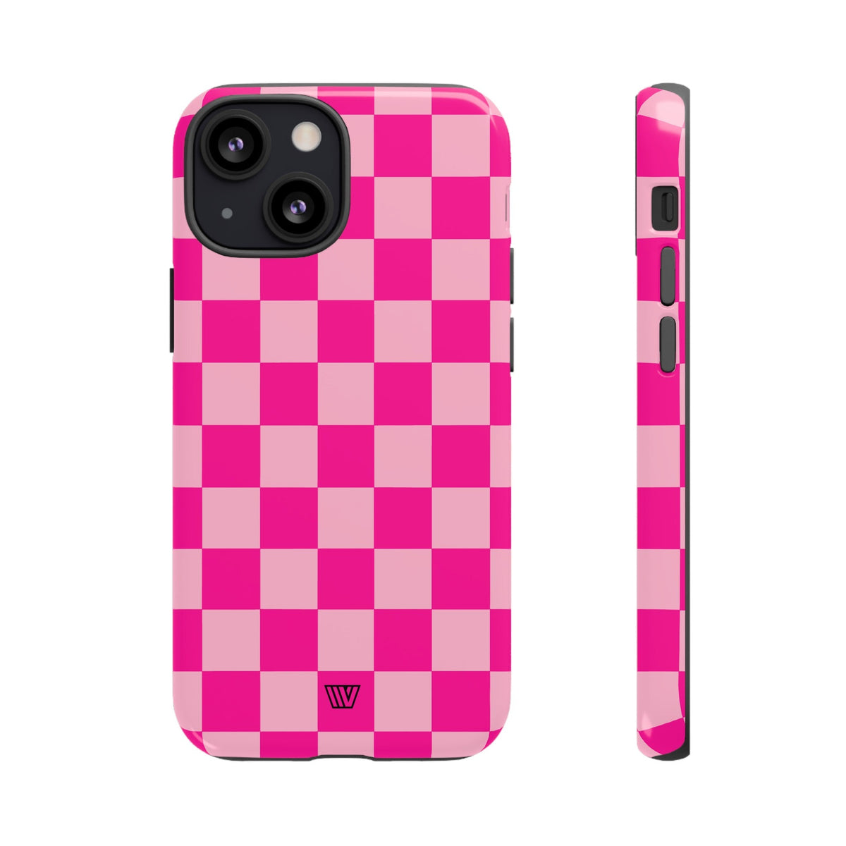 Hot Pink Checkerboard Tough Phone Case Trovvve