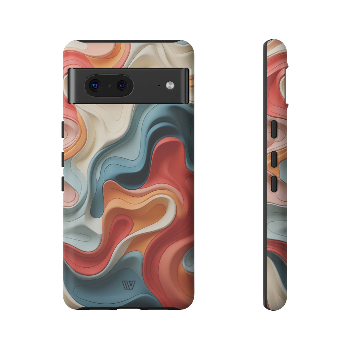 3D Colorful Clay Tough Phone Case