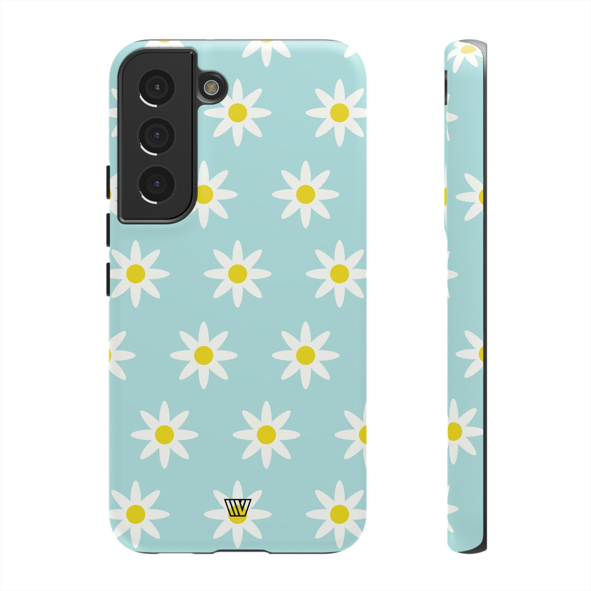 Tough Phone Case Dual Layer Impact Resistant DOODLE DAISY