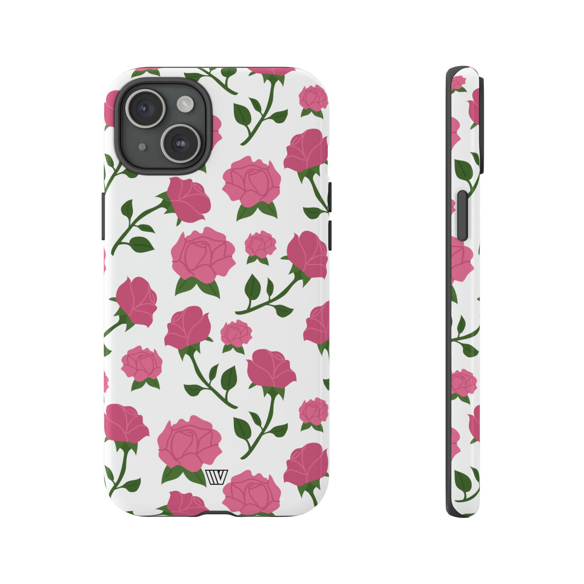 Pink Roses Tough Phone Case Dual-Layer Protective Trovvve