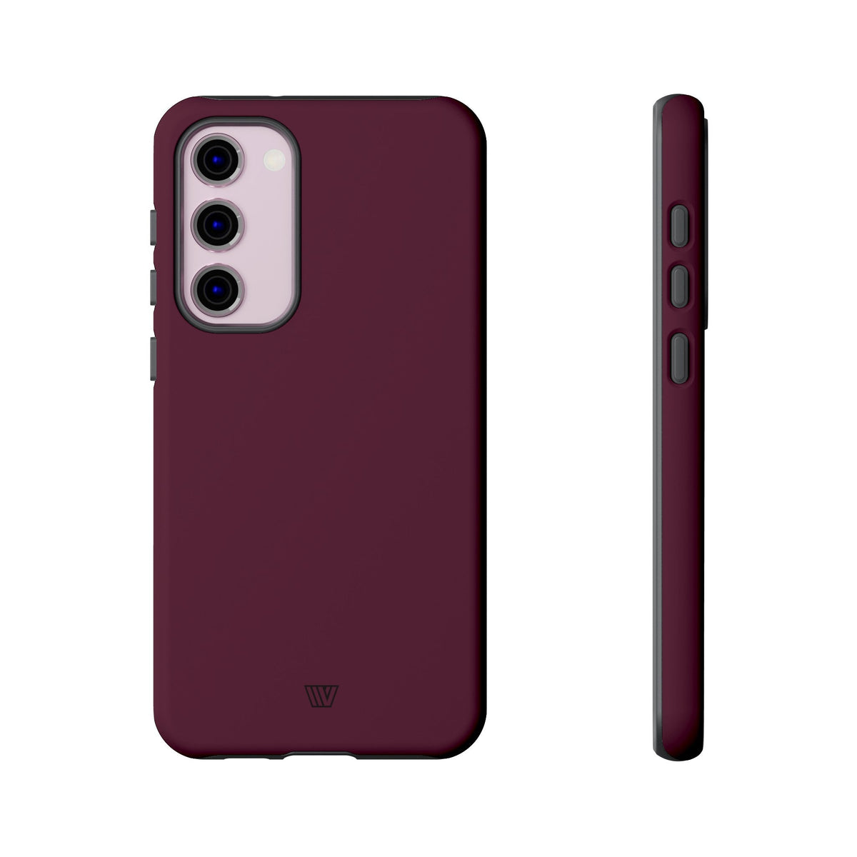 Tough Phone Case Wine Berry Protective Dual-Layer Polycarbonate Shell