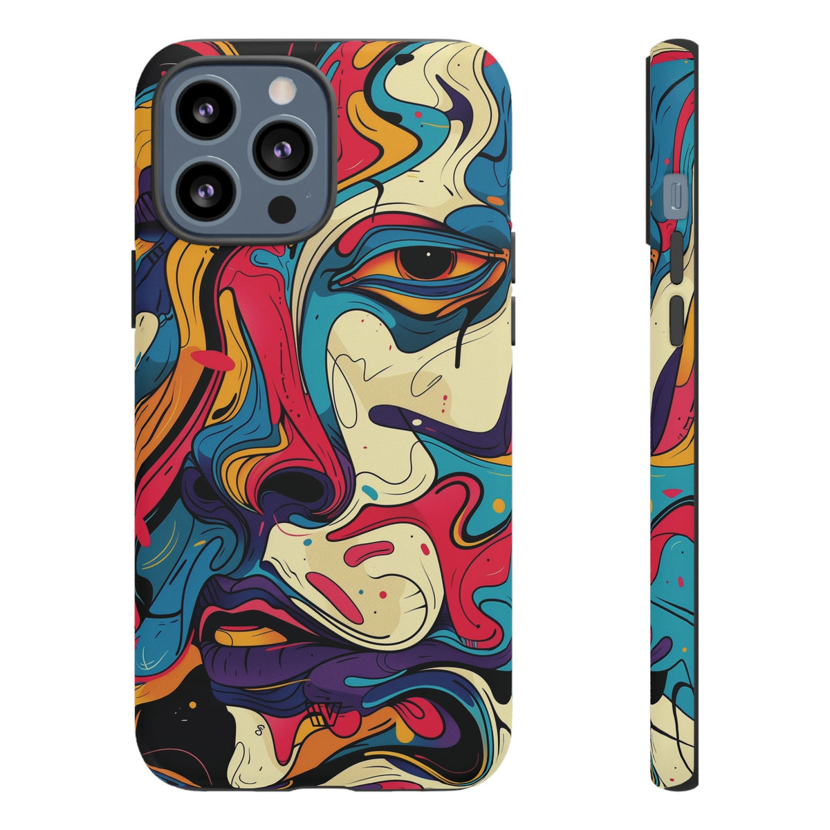 Tough Impact Resistant Phone Case ABSTRACT GAZE