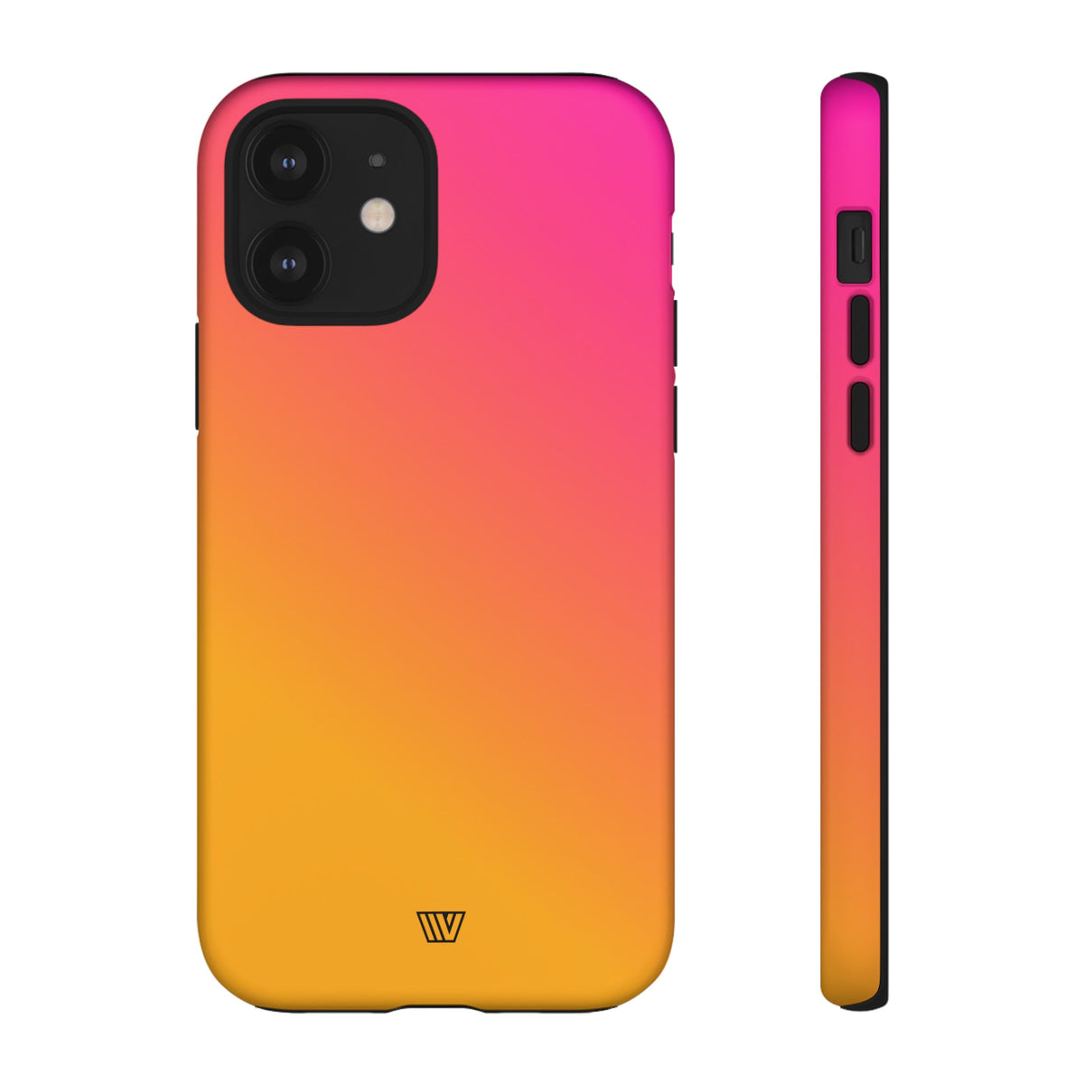 Hot Pink Orange Tough Phone Case