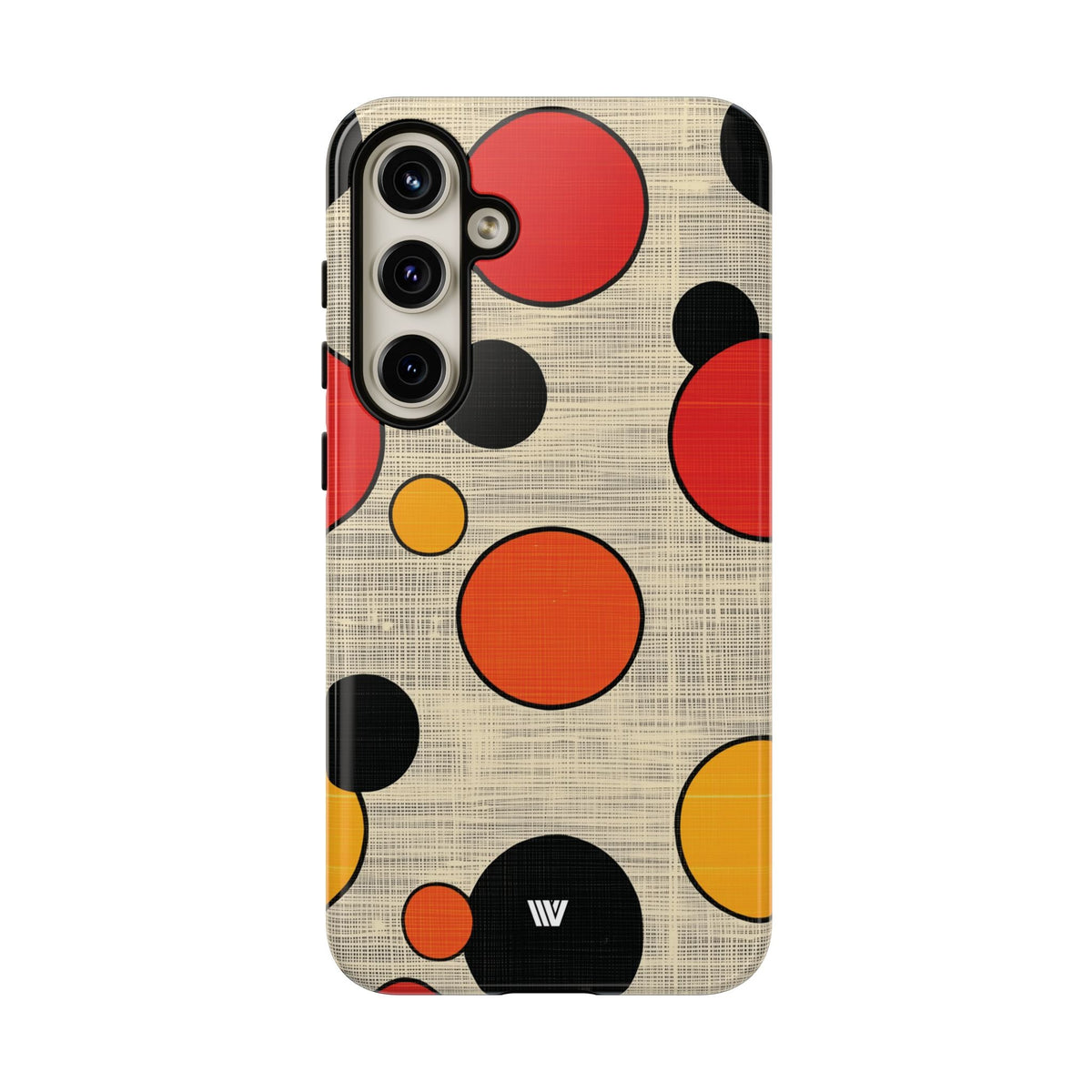 Tough Phone Case Mid-Century Dots Protective Cover