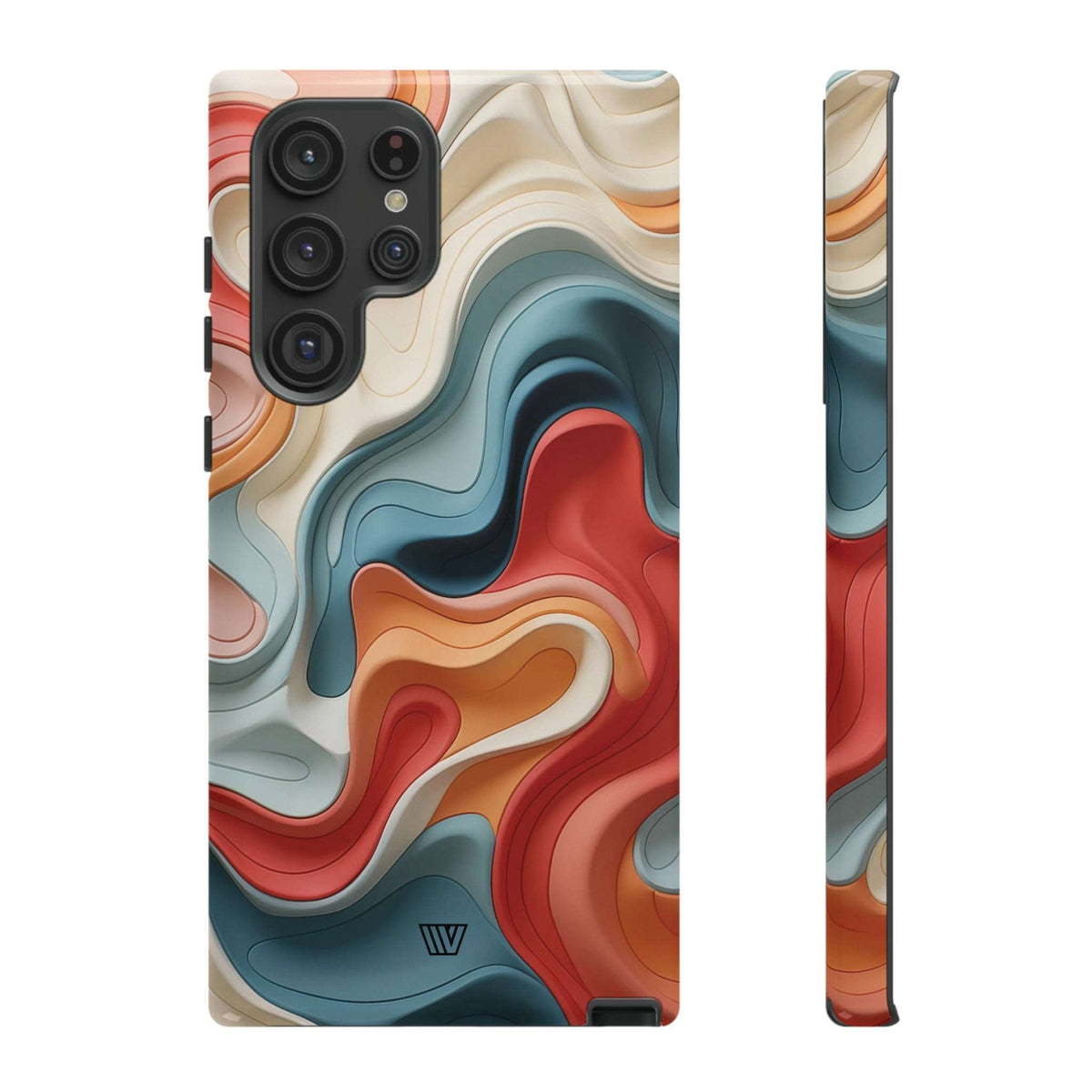 3D Colorful Clay Tough Phone Case