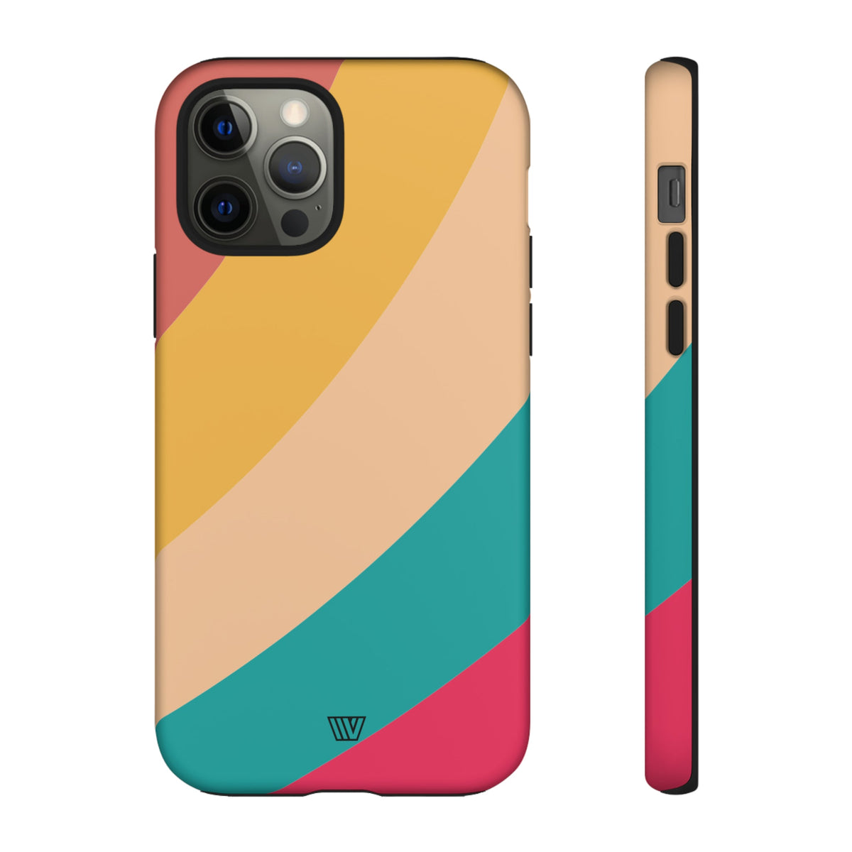 Rainbow Tough Phone Case Durable Impact-Resistant Shell SUMMER BY THE SEA