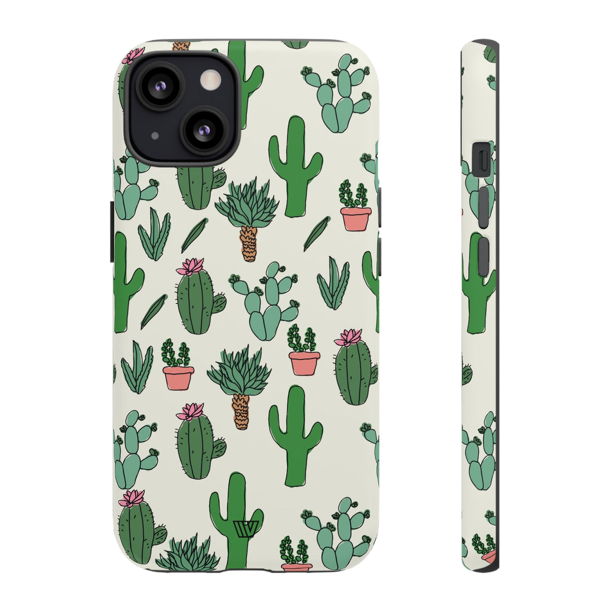 Tough Impact-Resistant Phone Case CACTUS DOODLES