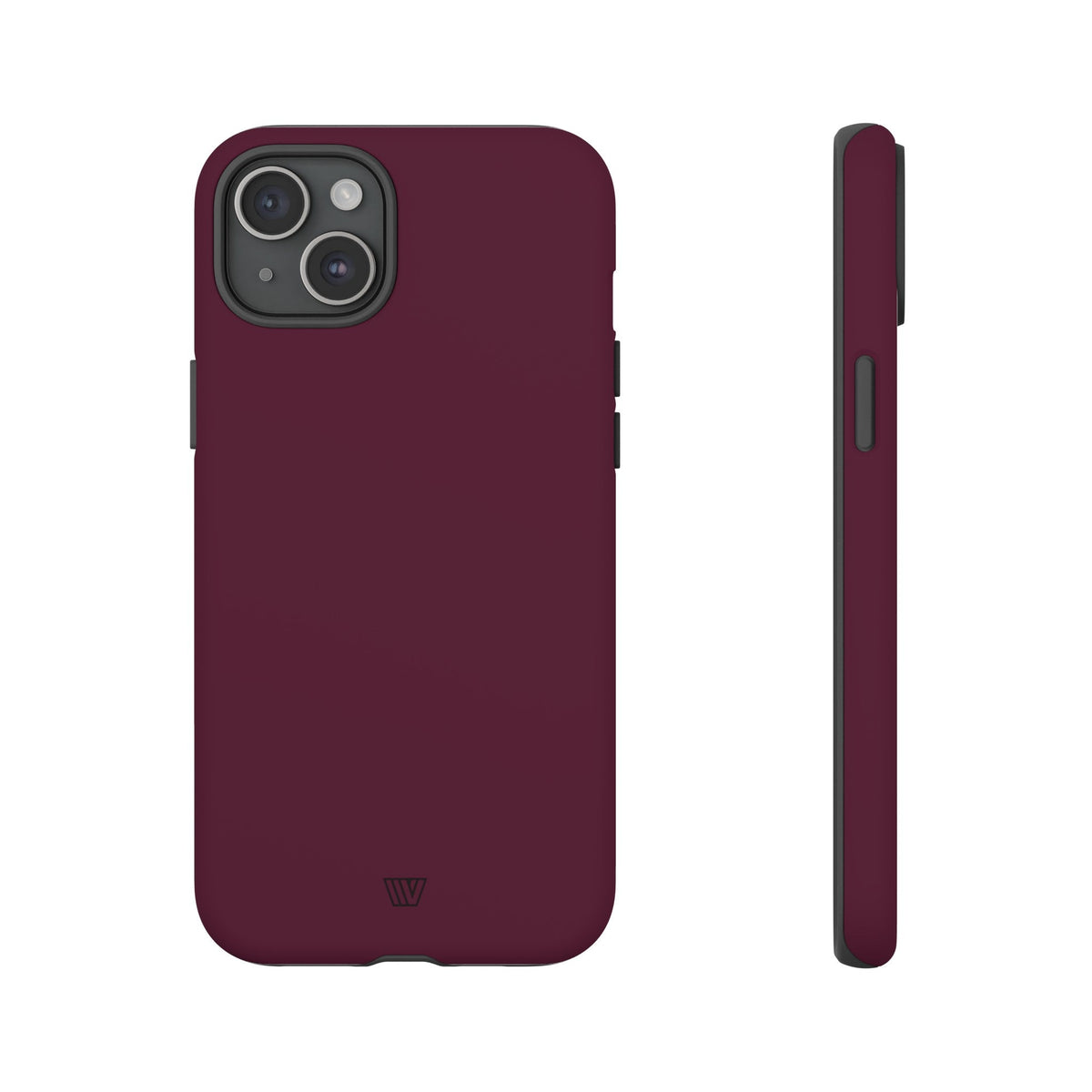 Tough Phone Case Wine Berry Protective Dual-Layer Polycarbonate Shell