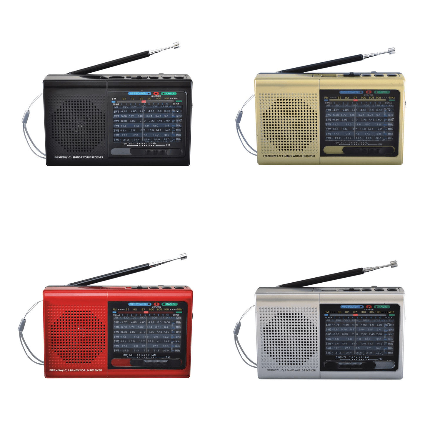 Supersonic Bluetooth 9 Band Radio Supersonic