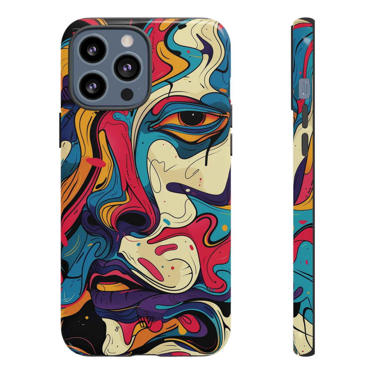 Tough Impact Resistant Phone Case ABSTRACT GAZE