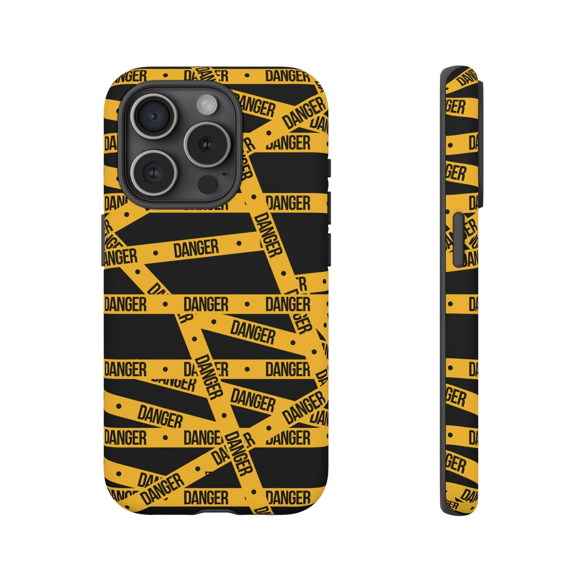 Tough Impact-Resistant Phone Case DANGER TAPE