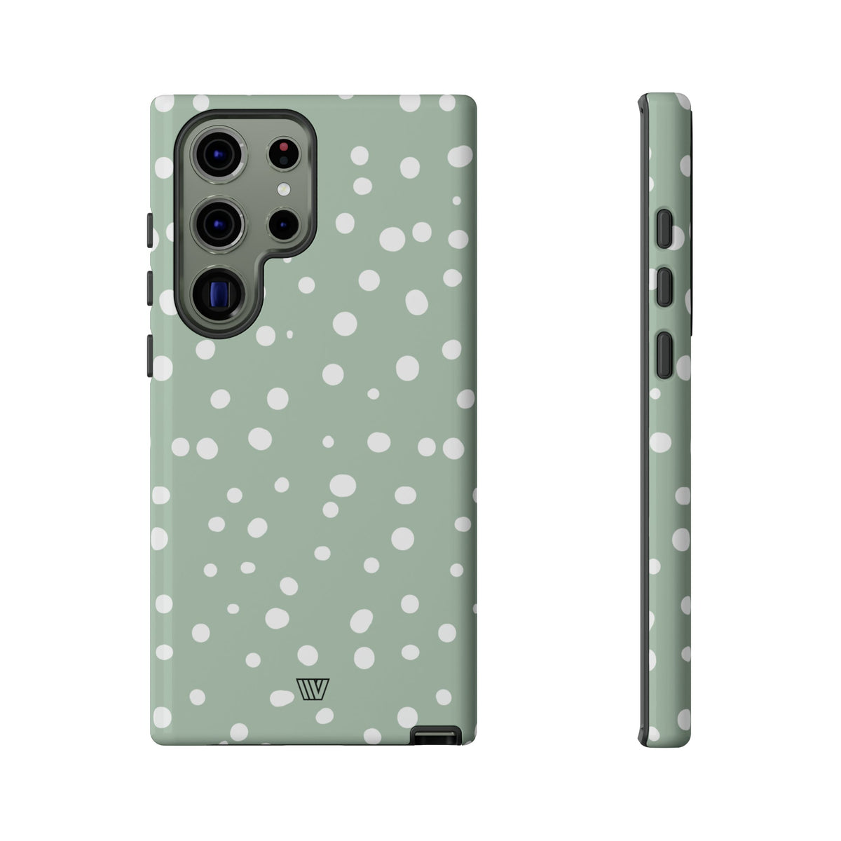 Pastel Green Dots Tough Phone Case