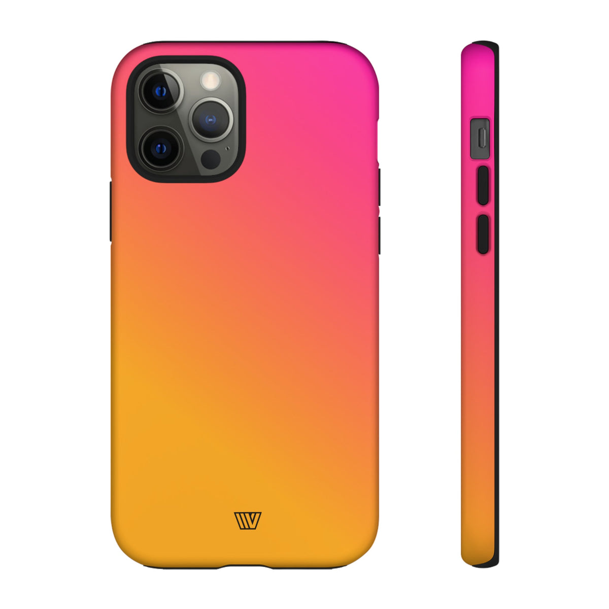 Hot Pink Orange Tough Phone Case