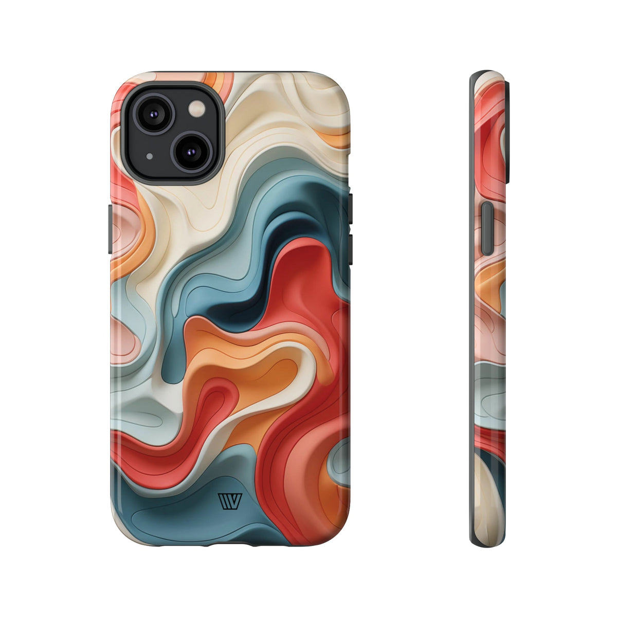 3D Colorful Clay Tough Phone Case