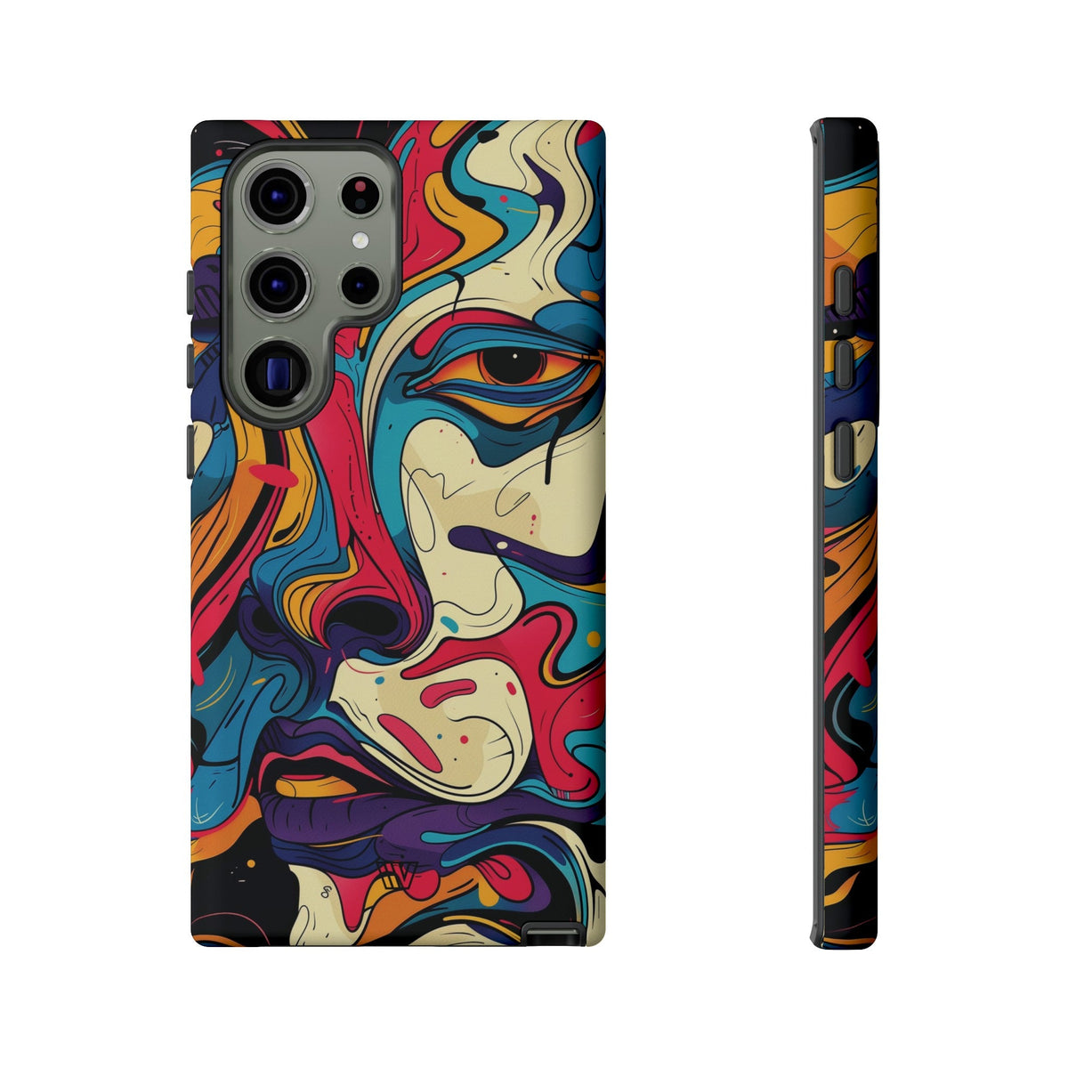 Tough Impact Resistant Phone Case ABSTRACT GAZE