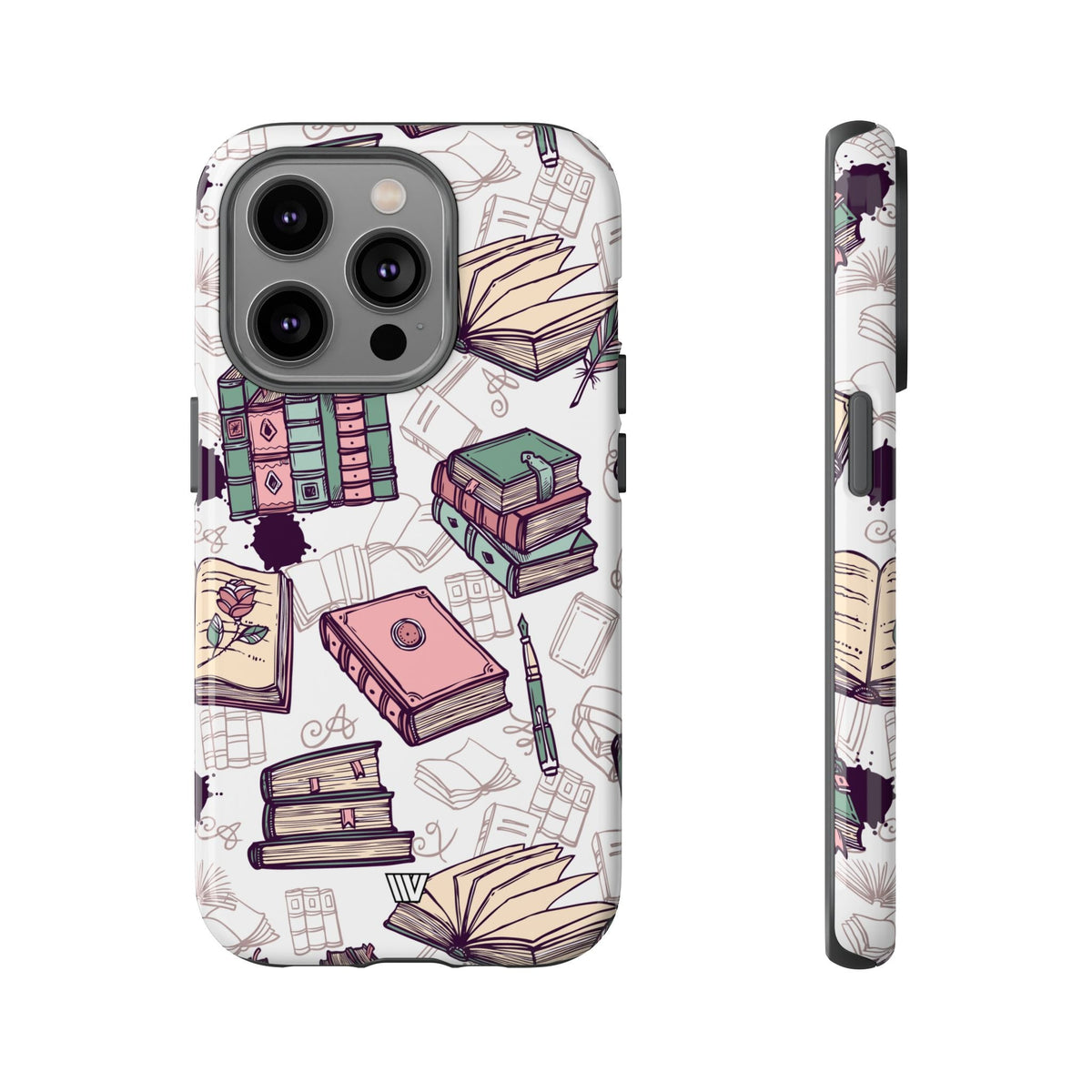 Tough Phone Case Impact Resistant Dual-layer Protective - BOOK LOVER