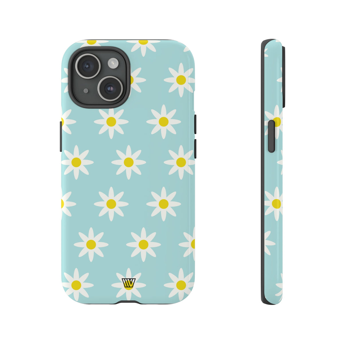 Tough Phone Case Dual Layer Impact Resistant DOODLE DAISY