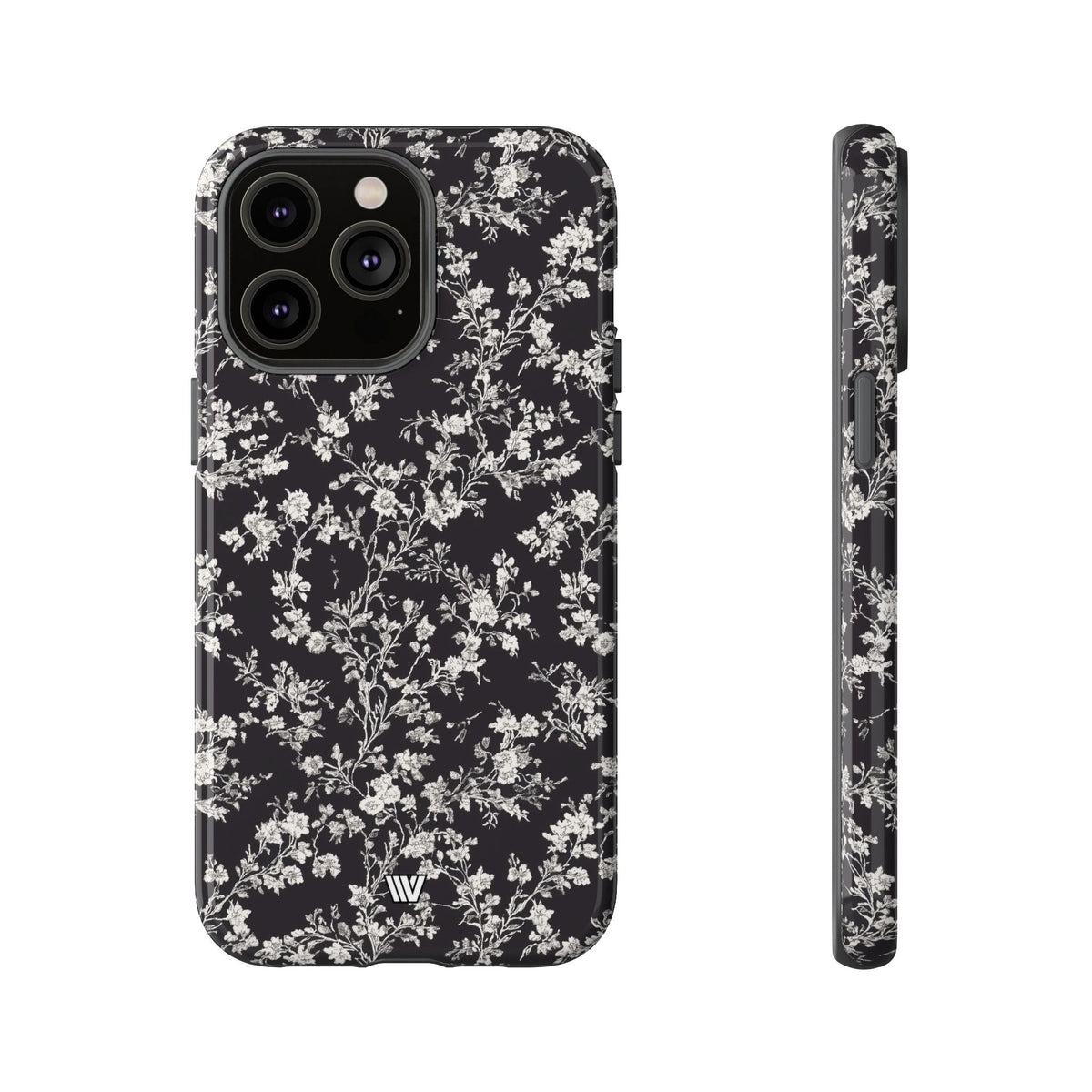 Tough Phone Case Impact Resistant Dual-Layer INKED PETALS