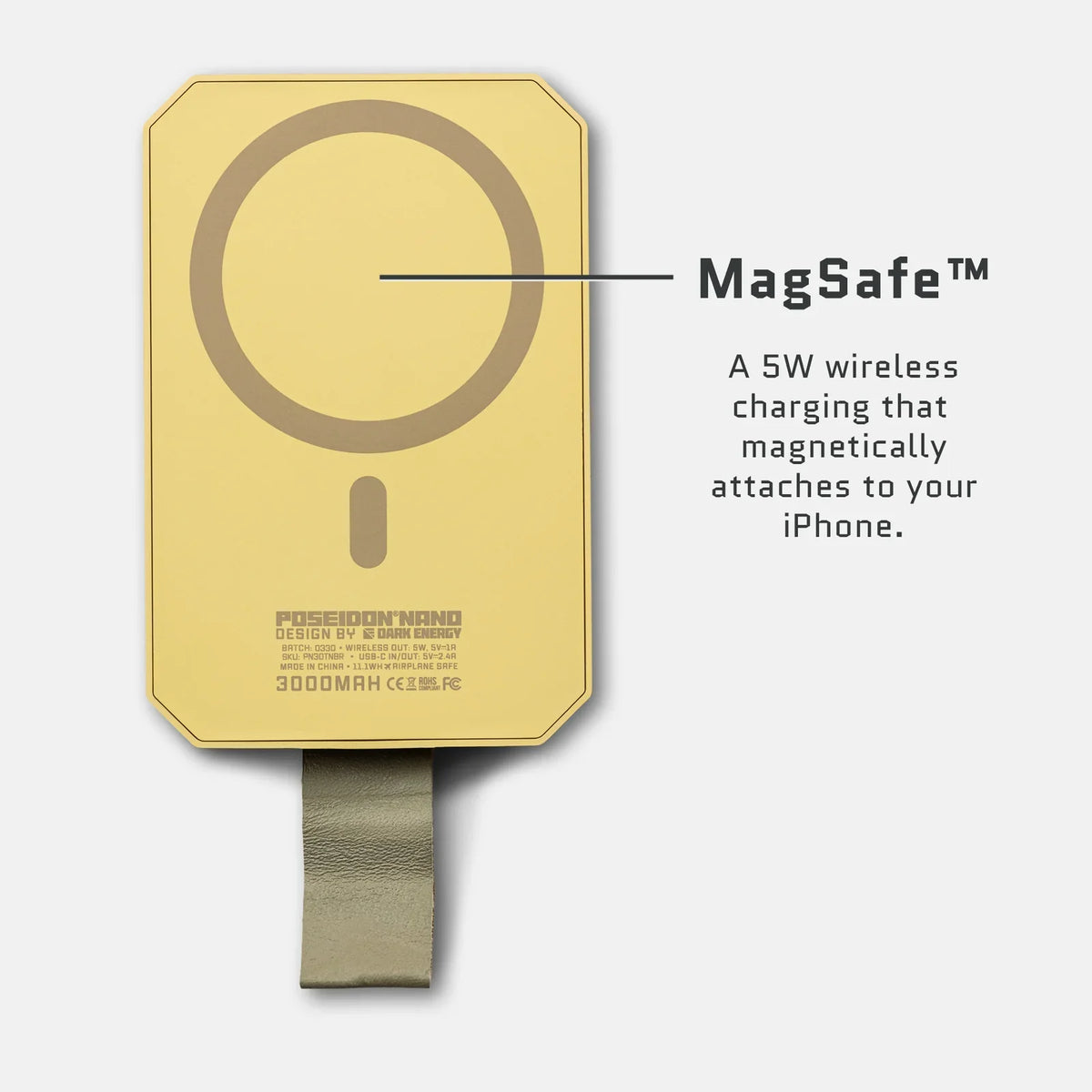 Poseidon Nano Waterproof MagSafe-Ready Power Bank