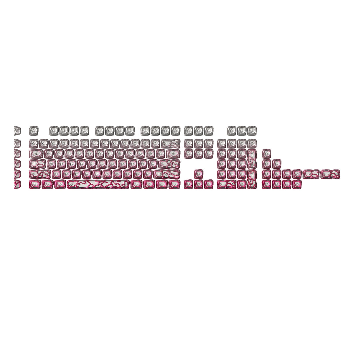 XVX Venom Liquid Metallic MOA Profile ABS+PC Keycap Set