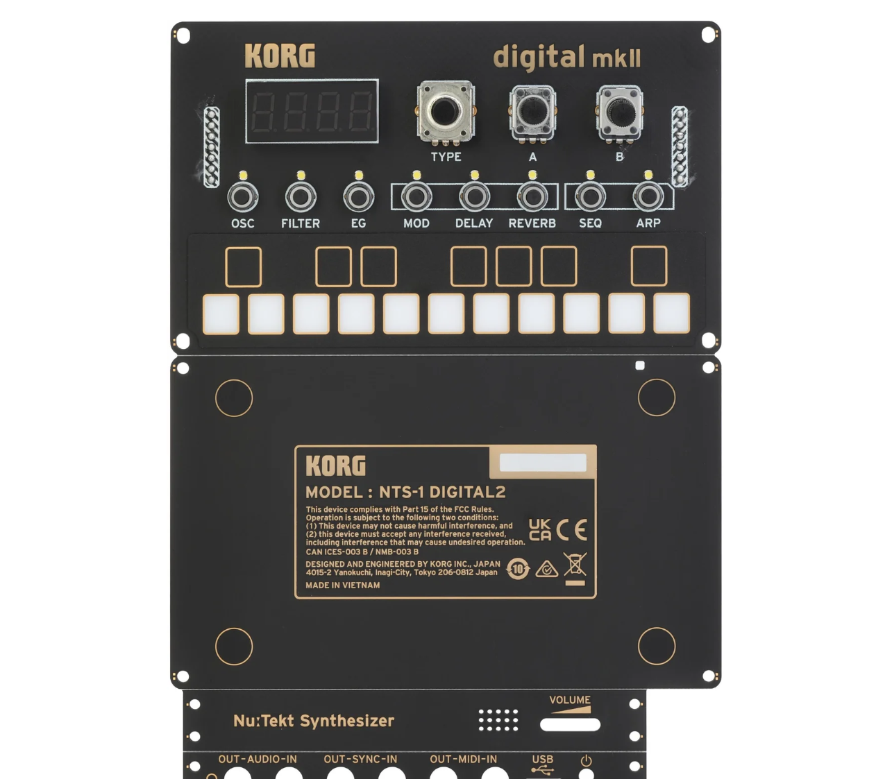 Korg Nu:Tekt NTS-1 MKII DIY Digital Synthesizer Kit -NEW