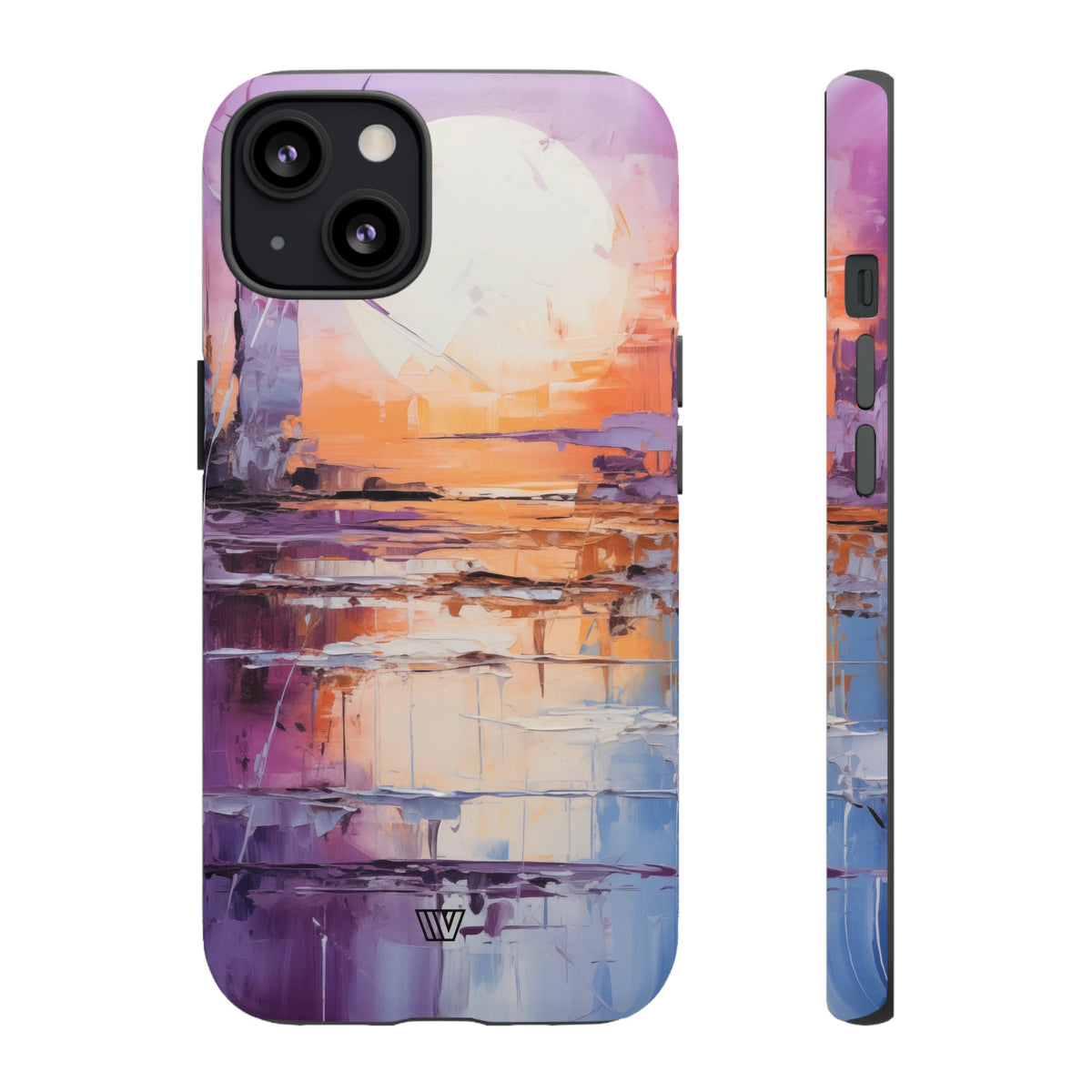 Acrylic Sunset Tough Phone Case Dual-Layer Protection