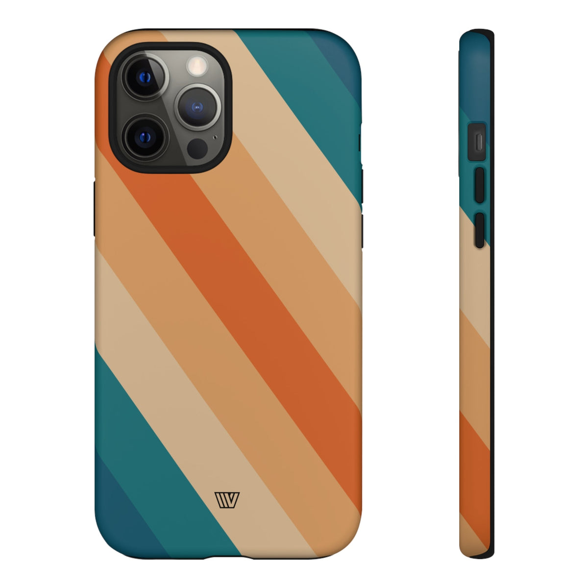 Retro Stripe Tough Phone Case 70s Style