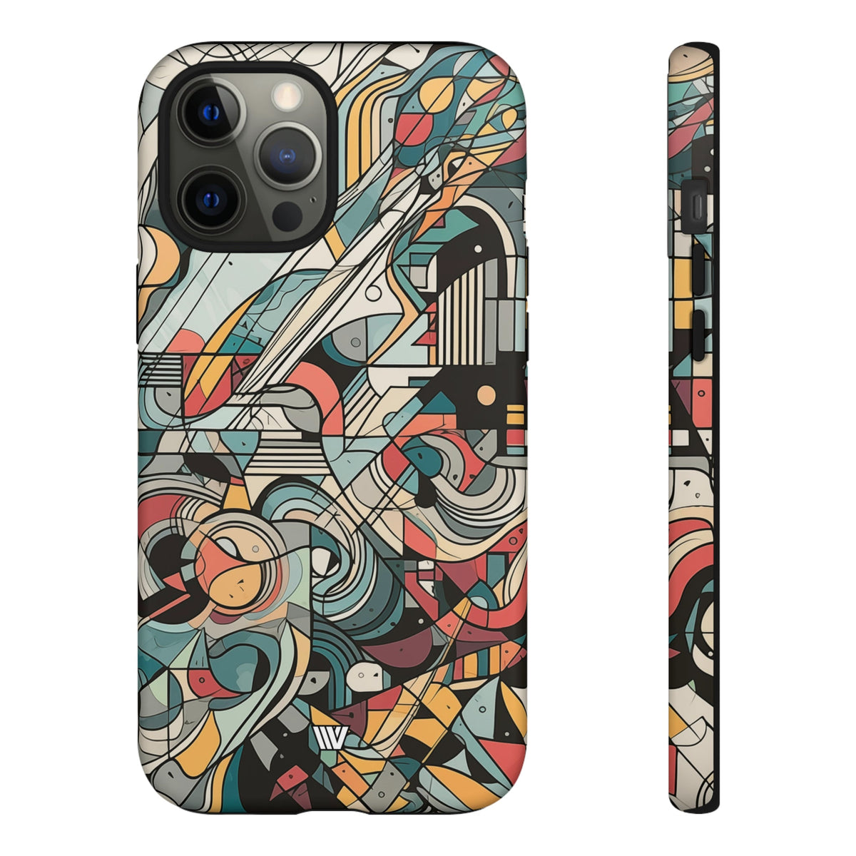 Abstract Doodle #2 Impact-Resistant Tough Phone Case