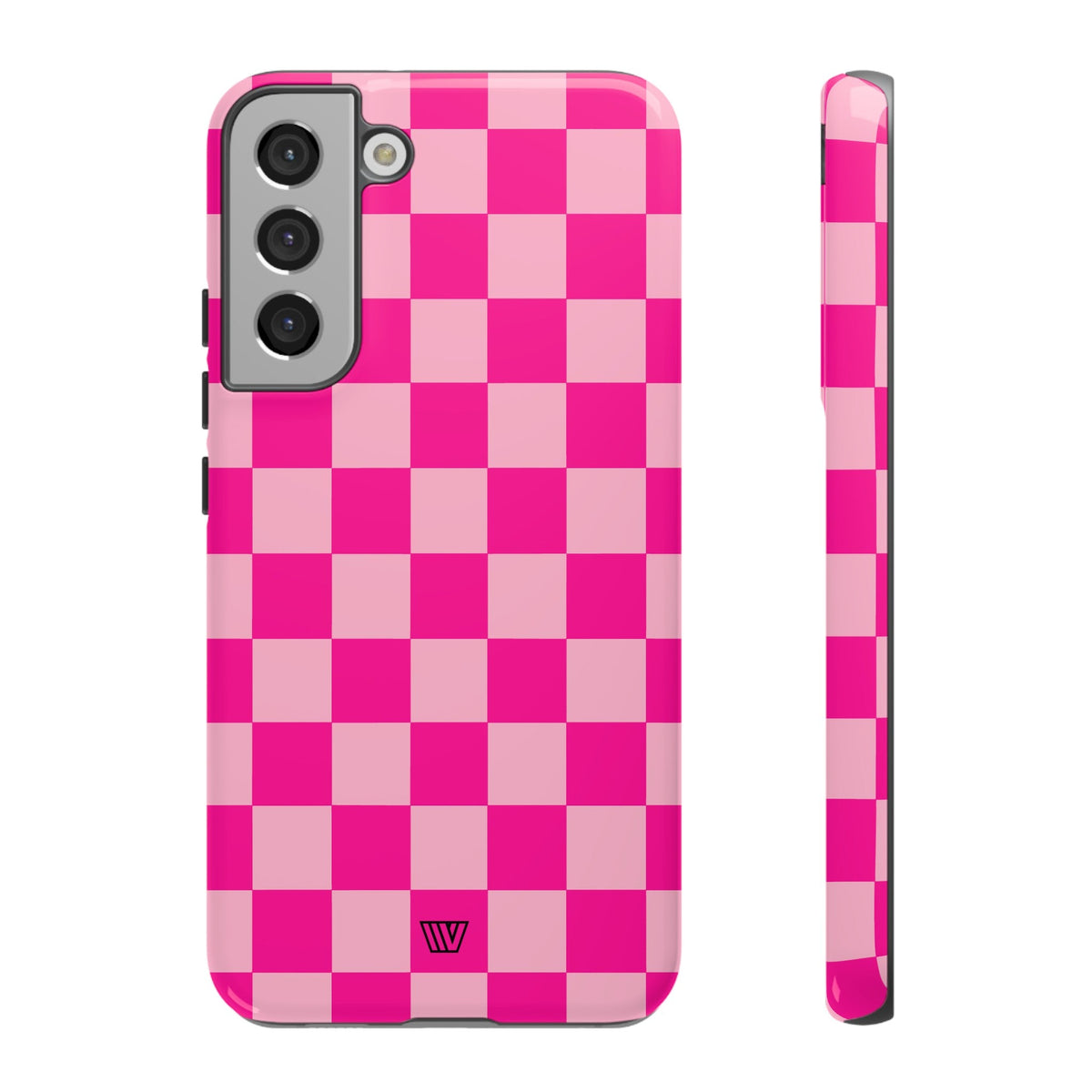 Hot Pink Checkerboard Tough Phone Case Trovvve