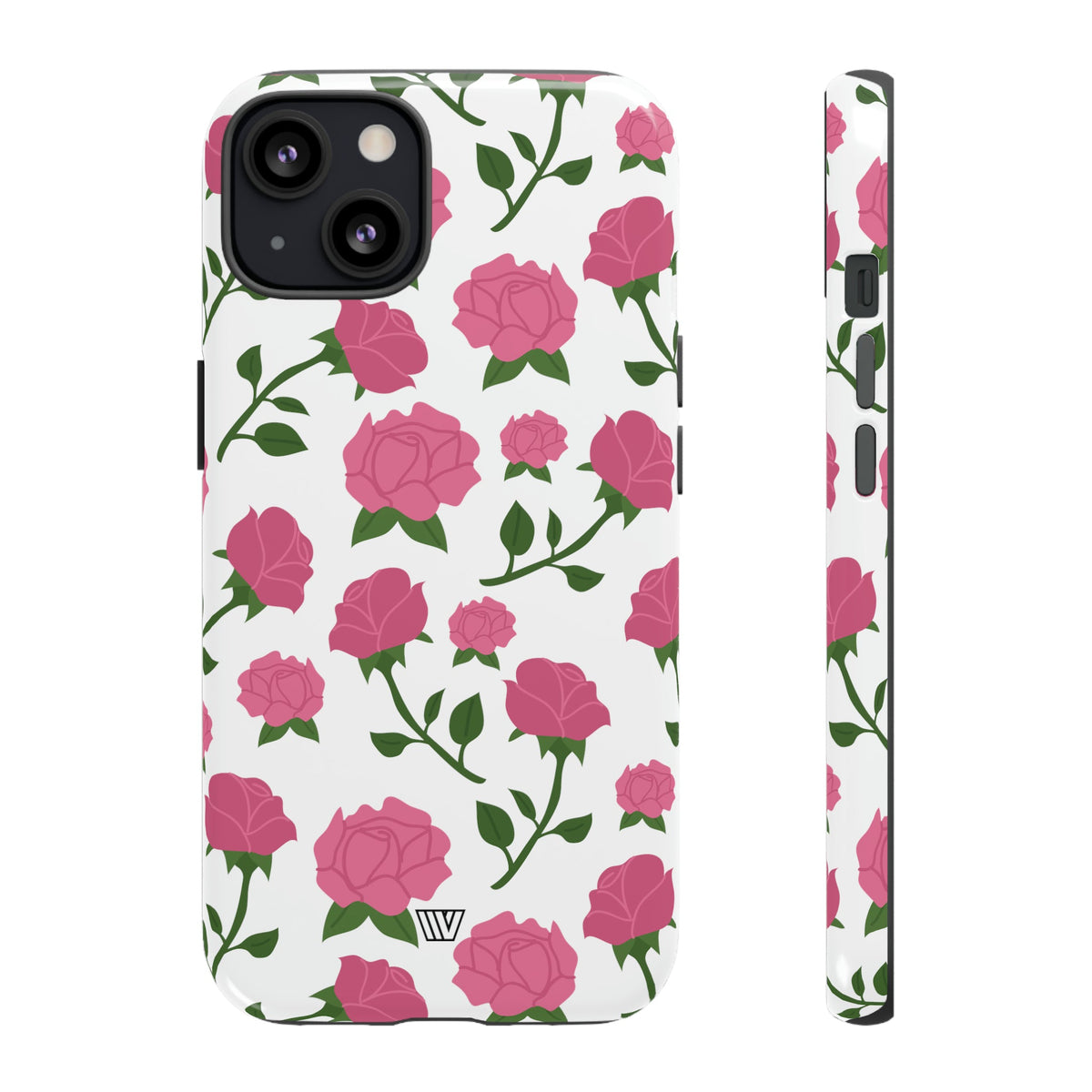 Pink Roses Tough Phone Case Dual-Layer Protective Trovvve