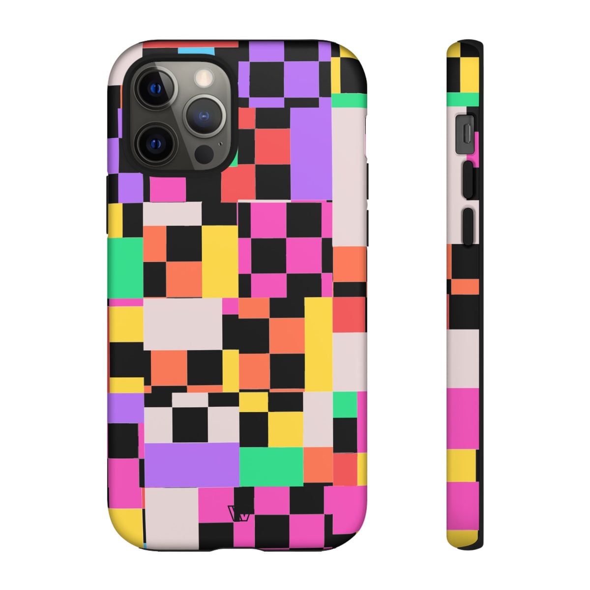 Mashed Up Checkerboard Tough Phone Case