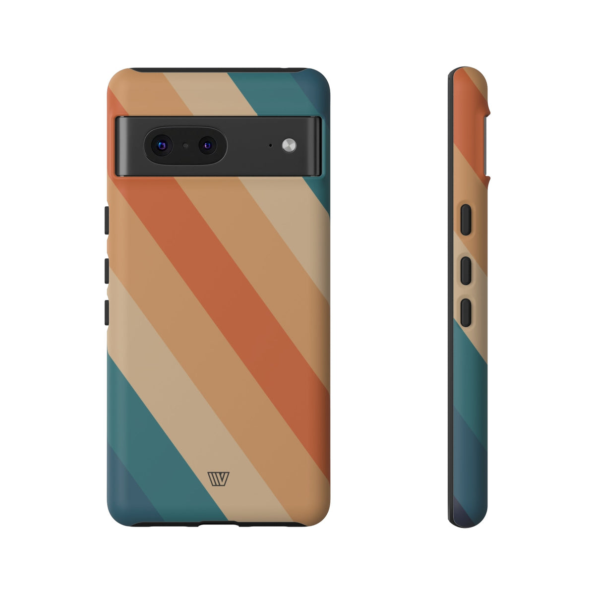 Retro Stripe Tough Phone Case 70s Style