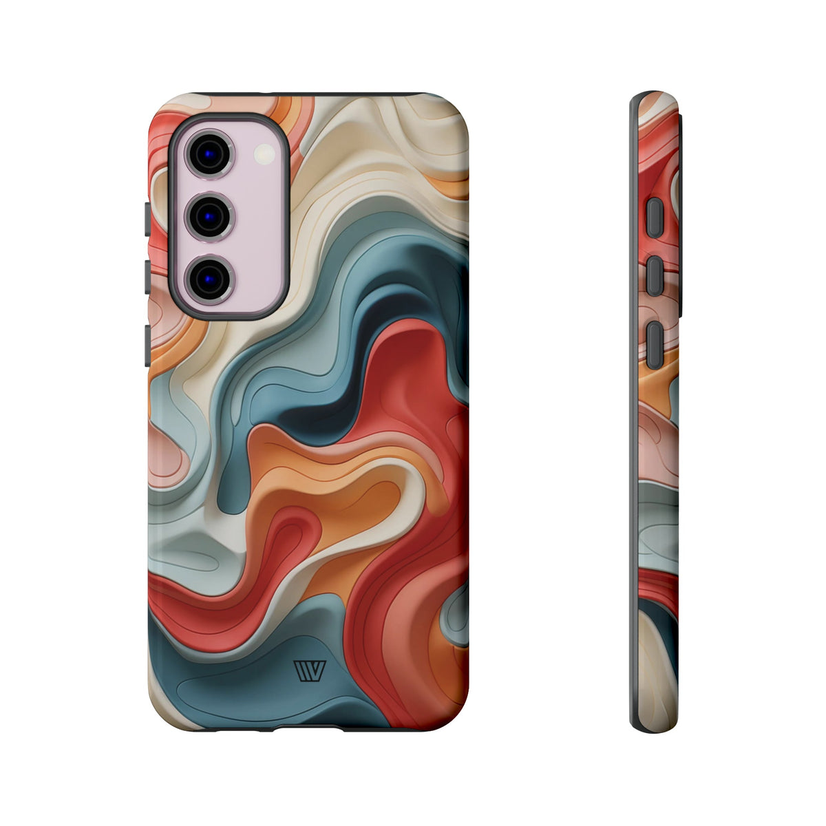 3D Colorful Clay Tough Phone Case