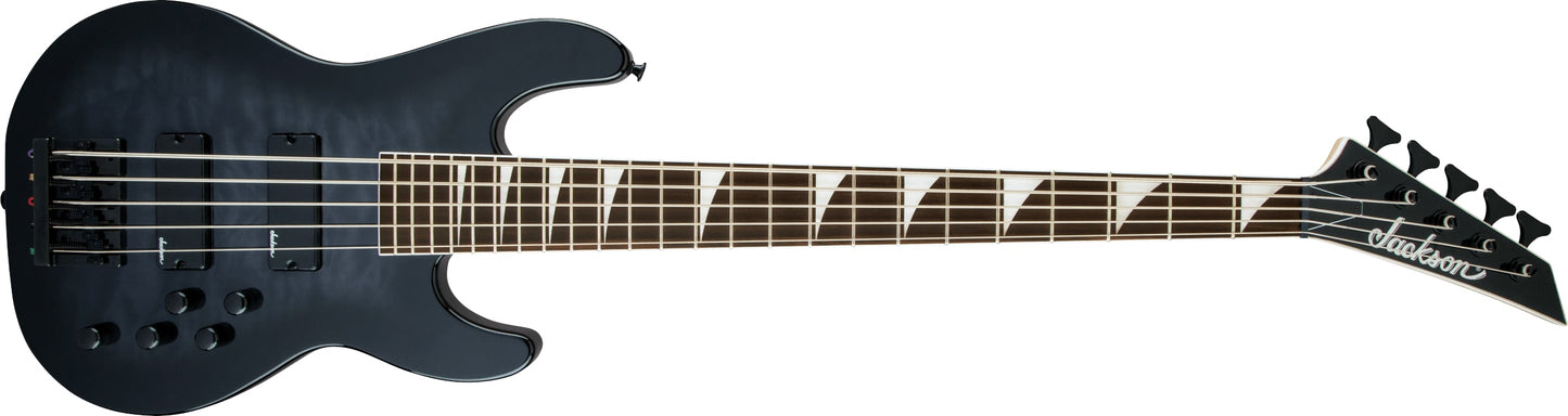 Jackson Concert Bass JS3VQ  Electric Guitar- Transparent Black -NEW