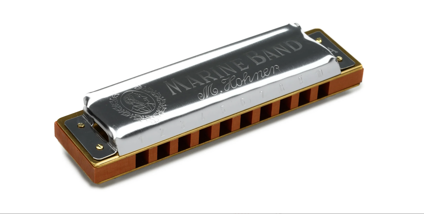 Hohner Marine Band 1896 Harmonica - Key of A -NEW