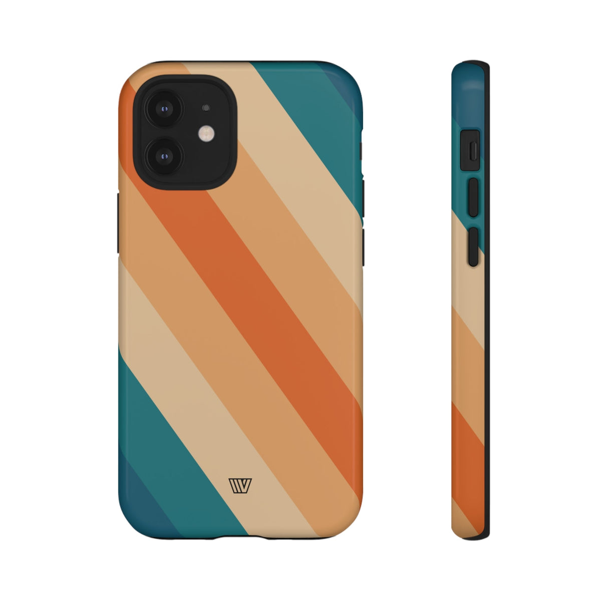 Retro Stripe Tough Phone Case 70s Style