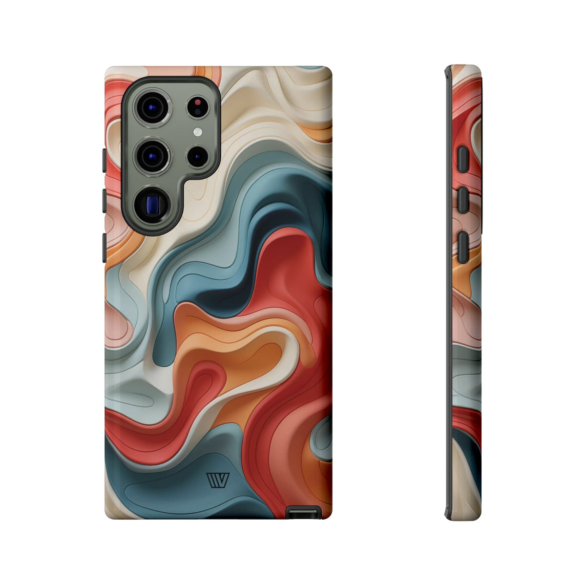 3D Colorful Clay Tough Phone Case