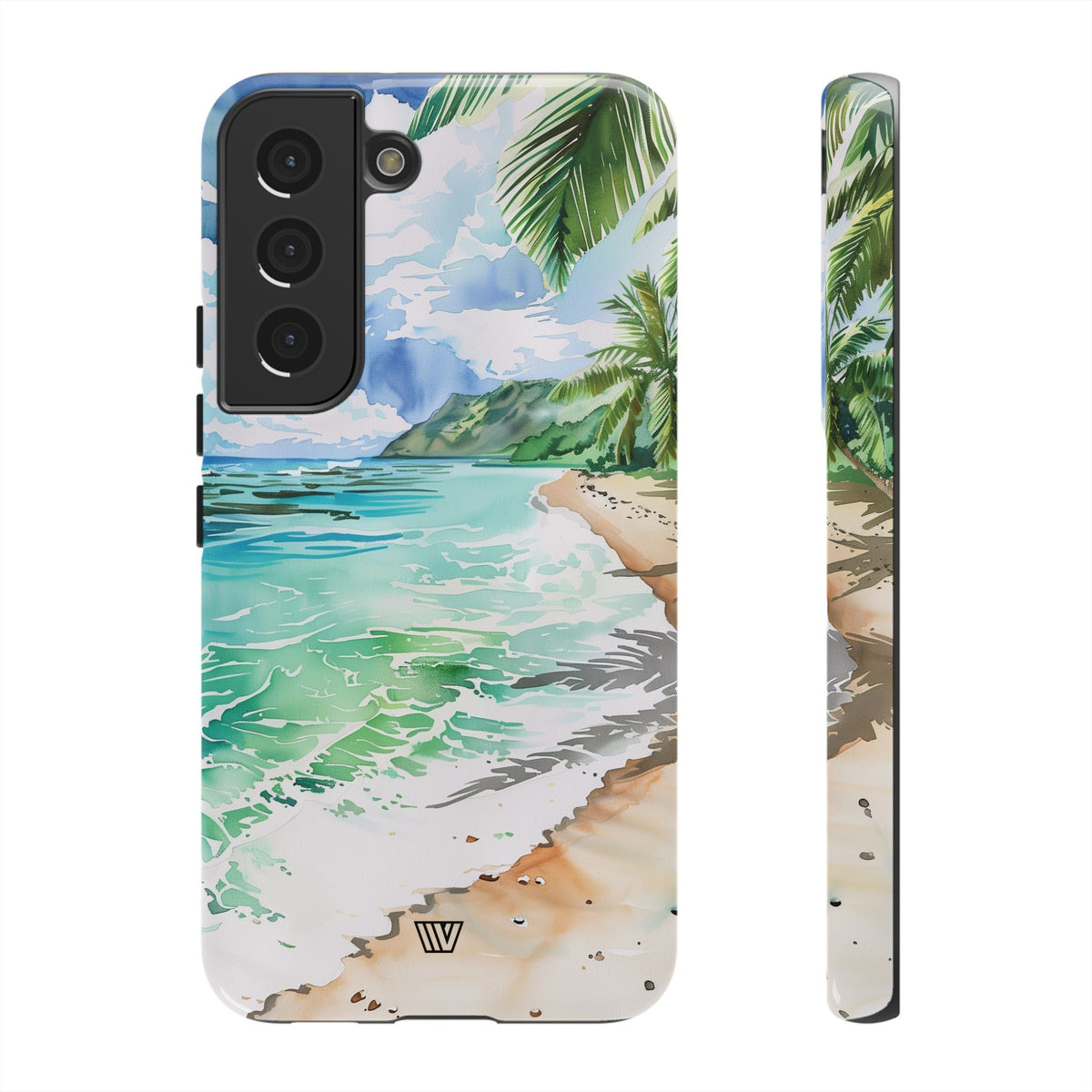 Watercolor Beach Tough Phone Case