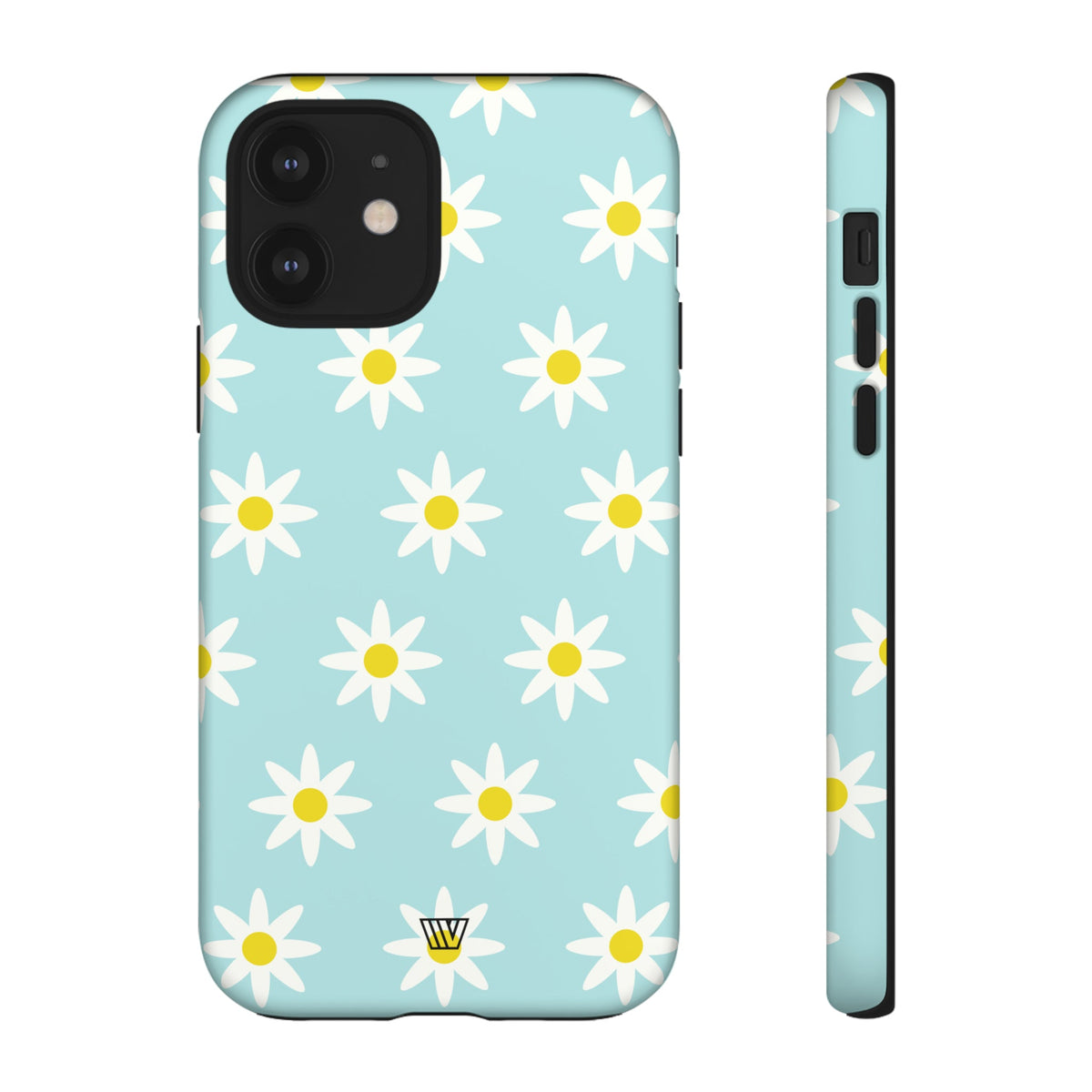 Tough Phone Case Dual Layer Impact Resistant DOODLE DAISY