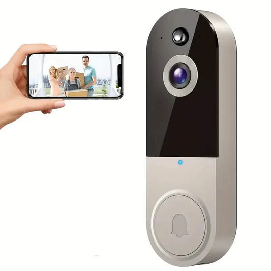 1080P HD AI Detection Smart Doorbell Camera with Night Vision