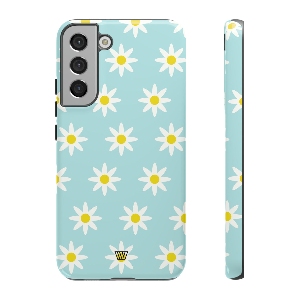 Tough Phone Case Dual Layer Impact Resistant DOODLE DAISY