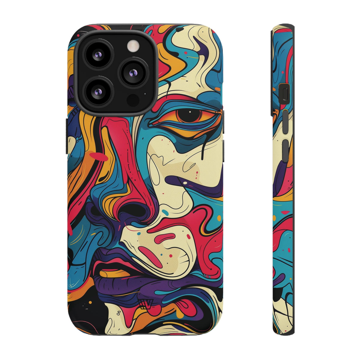 Tough Impact Resistant Phone Case ABSTRACT GAZE