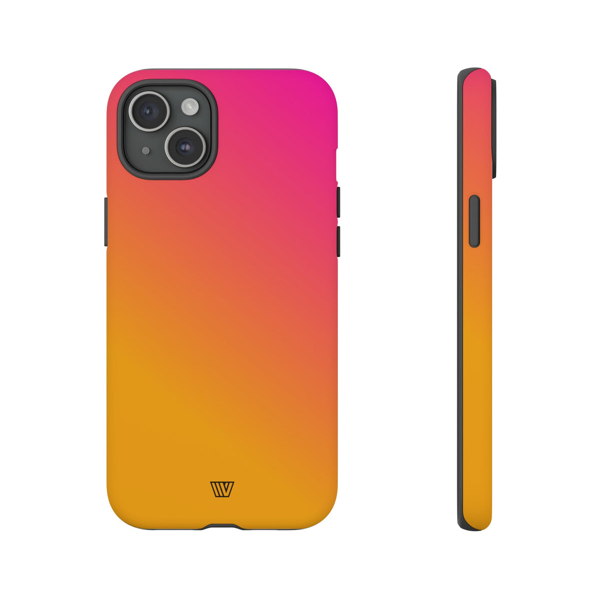 Hot Pink Orange Tough Phone Case