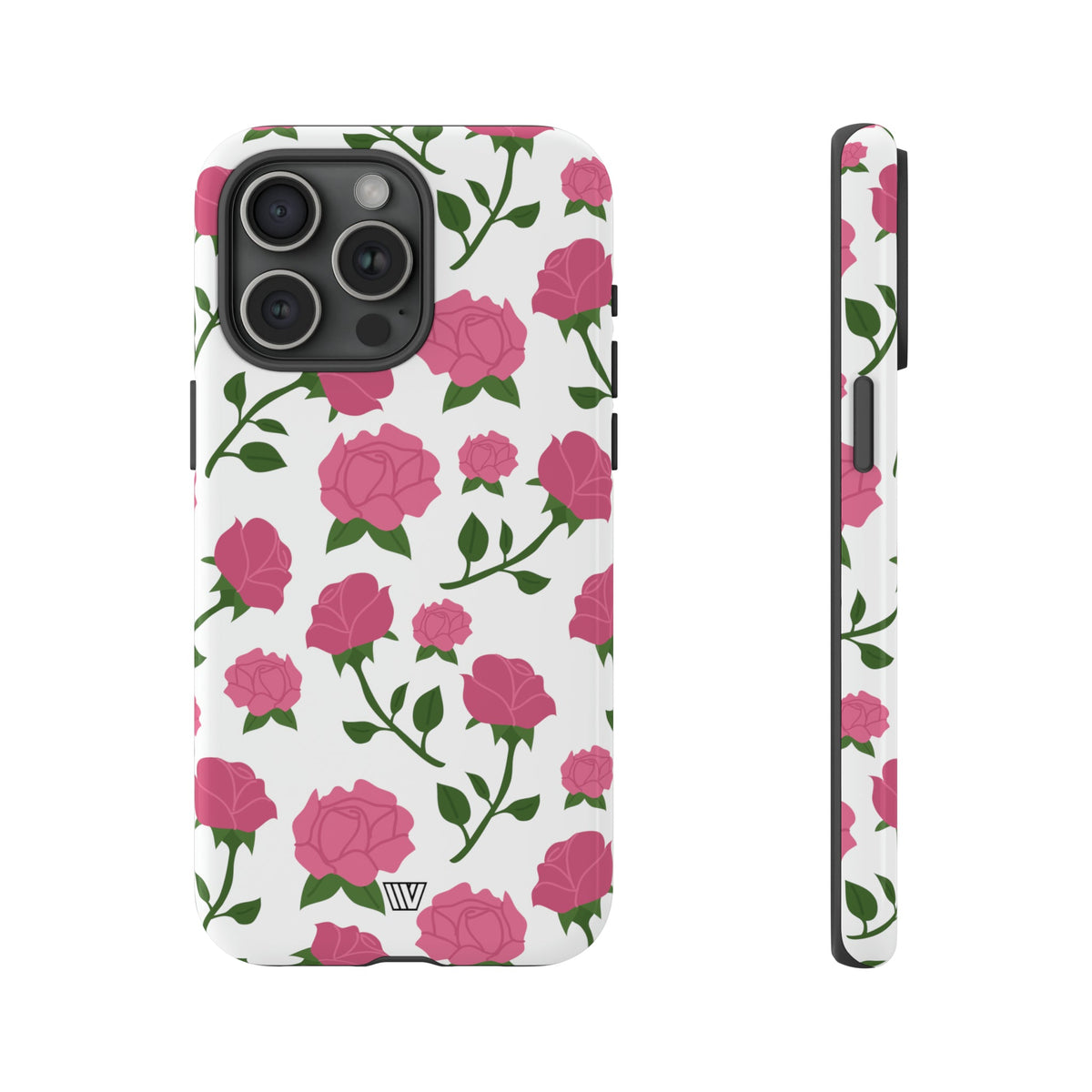 Pink Roses Tough Phone Case Dual-Layer Protective Trovvve