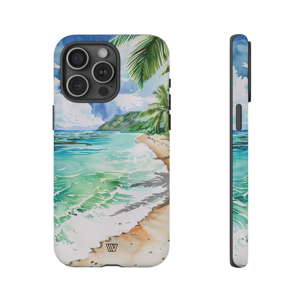 Watercolor Beach Tough Phone Case