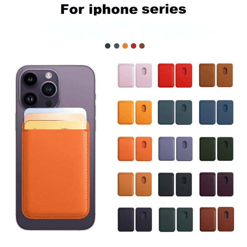 iPhone Leather Wallet with MagSafe Wallet Vogueen