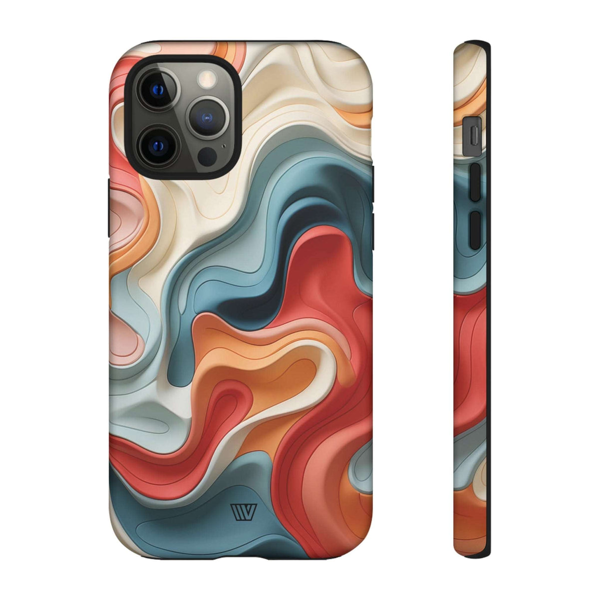 3D Colorful Clay Tough Phone Case