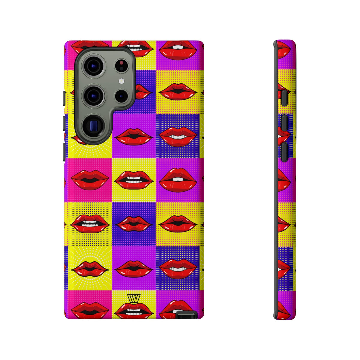 Tough Phone Case Dual-layer Protection POP ART LIPS