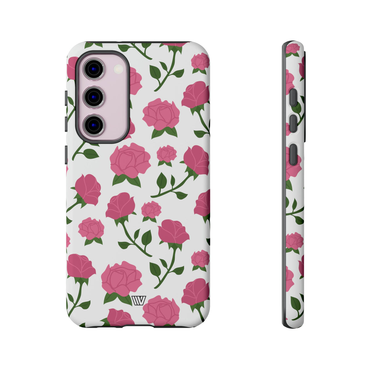 Pink Roses Tough Phone Case Dual-Layer Protective Trovvve