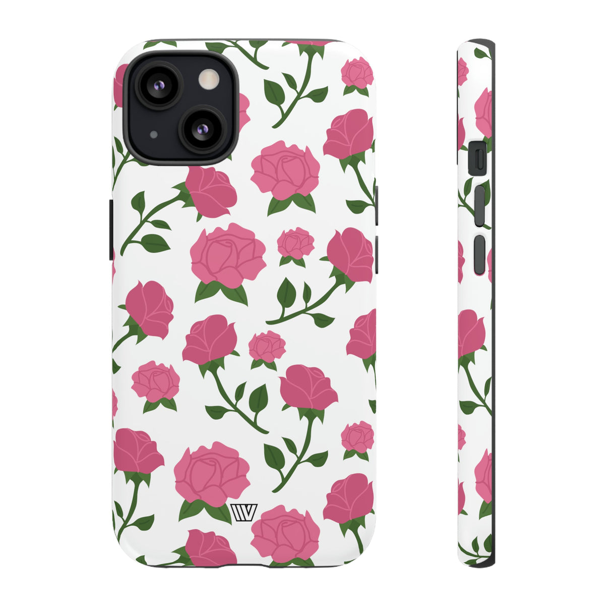 Pink Roses Tough Phone Case Dual-Layer Protective Trovvve